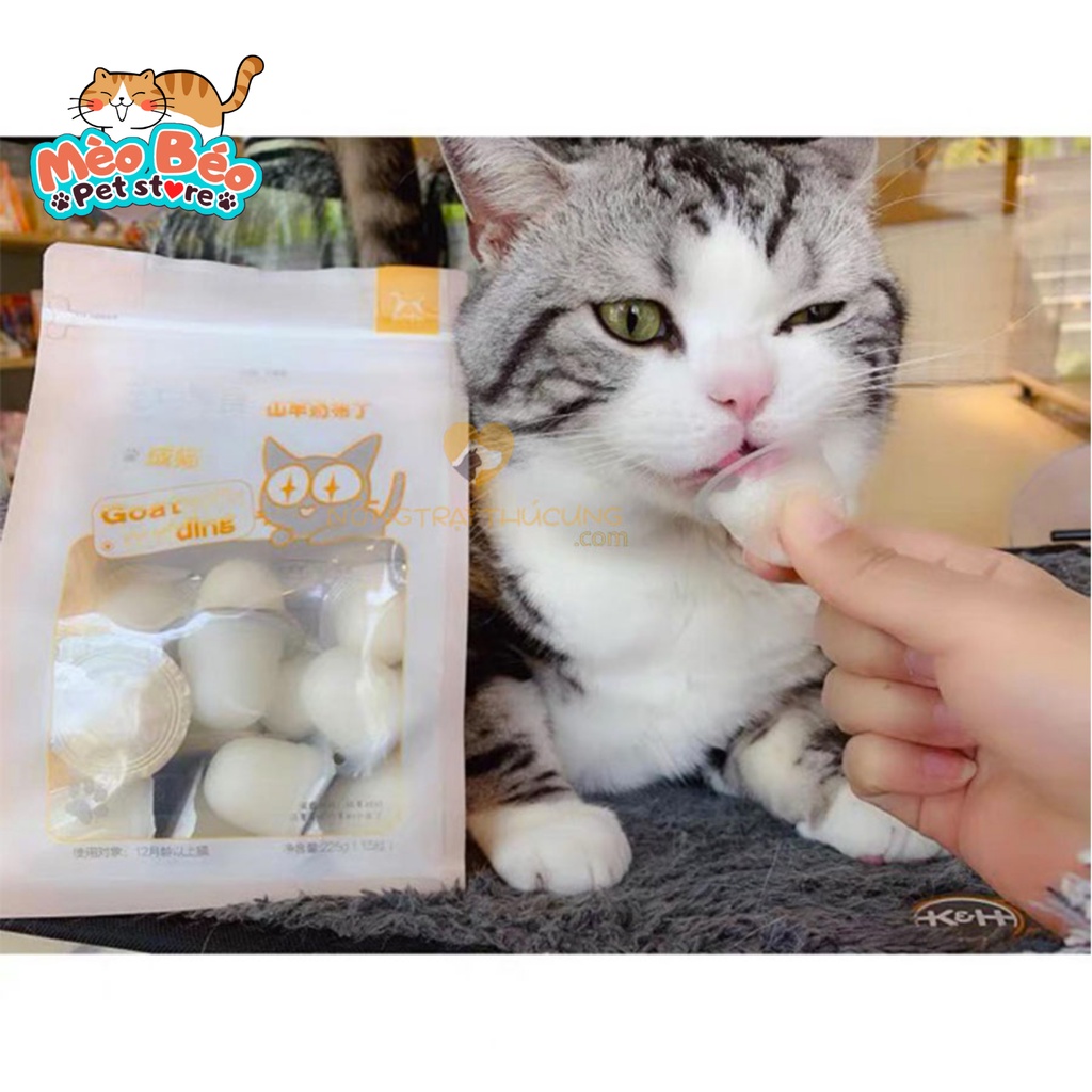 Thạch pudding sữa dê bổ sung canxi cho mèo - 15g