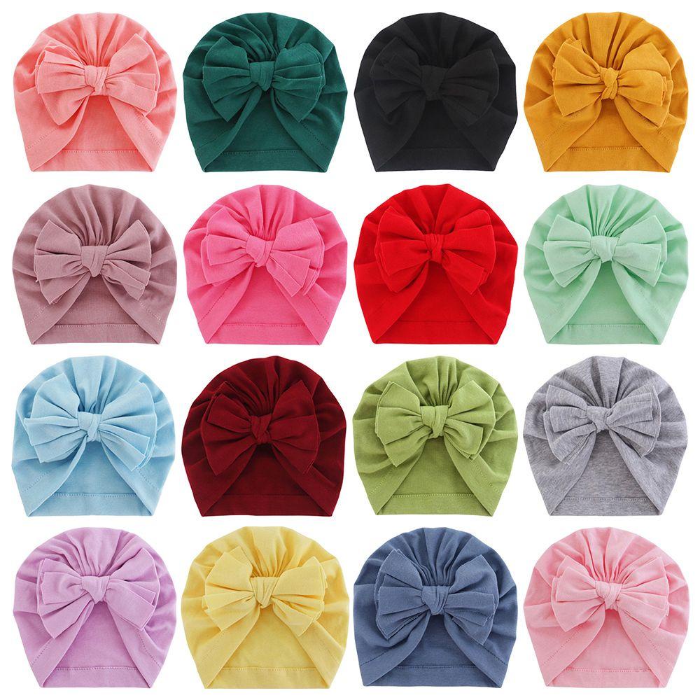 Mũ Turban Vải Cotton Thắt Nút Phong Cách Ấn Độ Cho Bé