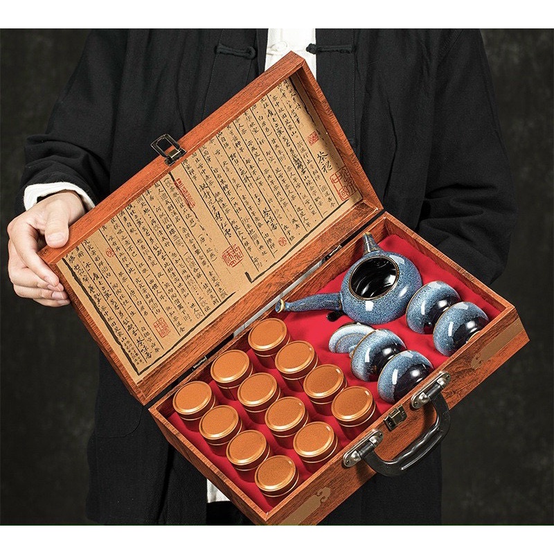 Bộ Trà Thiết Quan Âm An Khê cao cấp ngon làm quà tặng hay biếu rất ý nghĩa