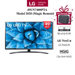Smart Tivi LG 4K 49 Inch 49UN7400PTA ThinQ AI