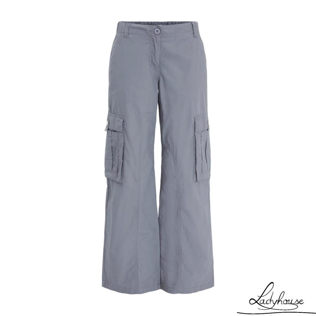 Ldd-quần Dài Thẳng Eo Thấp Màu Trơn Xuân Thu Size S / M / L