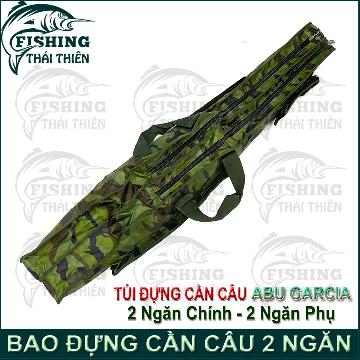 Túi Đựng Cần Câu Cá, Bao Cần Máy Abu Rằn Ri 2 Ngăn Siêu Bền 115cm, 130cm, 145cm, 160cm, 170cm