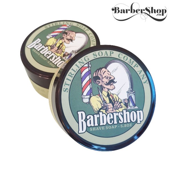 Sáp vuốt tóc nam giá rẻ cao cấp bóng mượt BarberShop Shave Soap 80gr