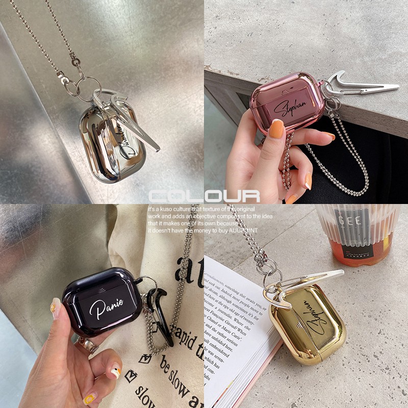 Vỏ Bảo Vệ Hộp Sạc Tai Nghe airpods 3/Pro 3 Bằng Silicon Mềm Hình Tùy Chỉnh Thời Trang DIY