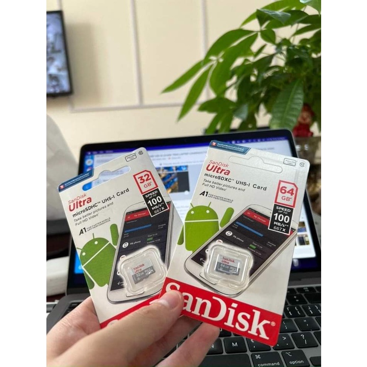 Thẻ nhớ SanDisk Class 10 32GB 100MB/s-Hàng Chính hãng