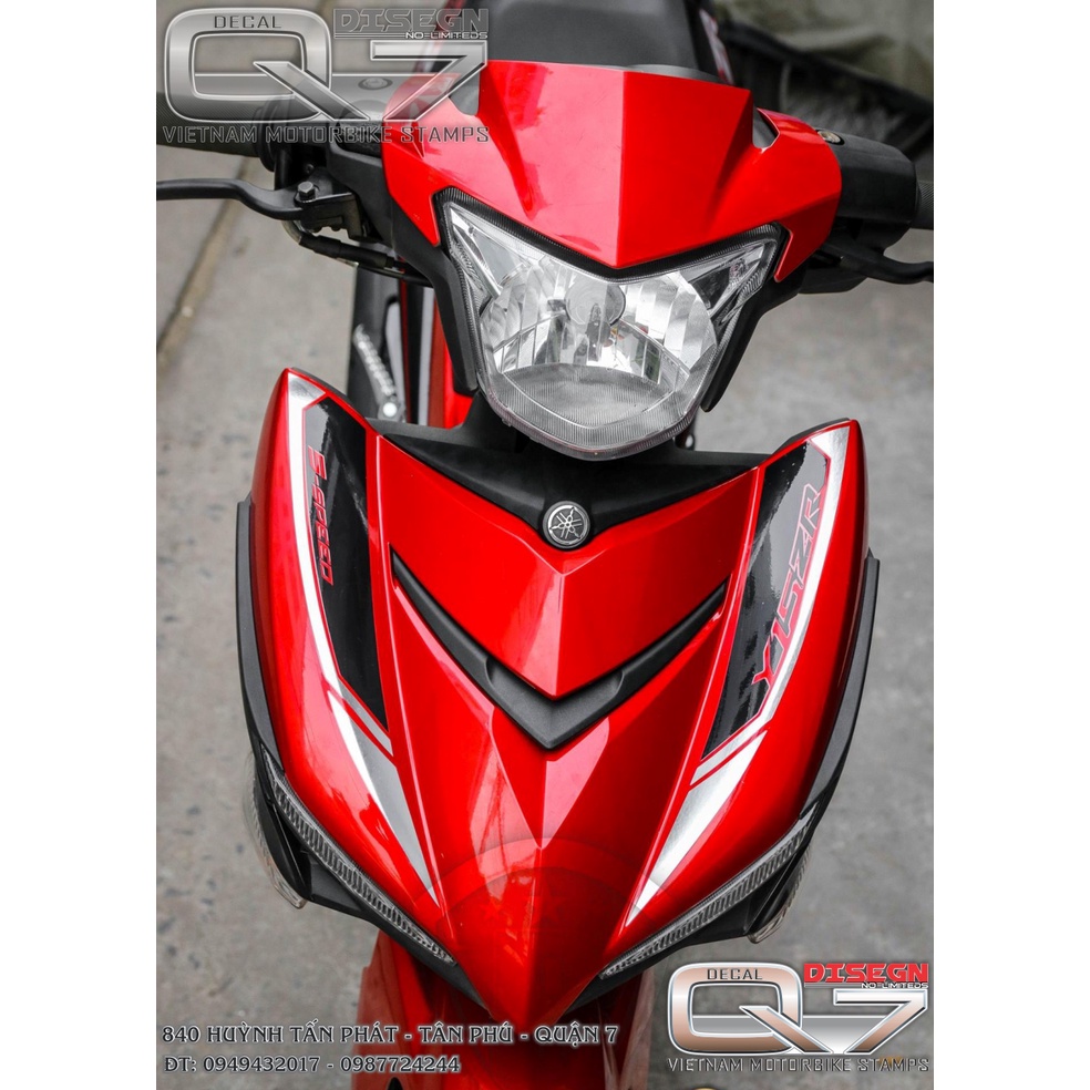 Tem Rời EXCITER 150 Y15ZR ĐỎ ĐEN