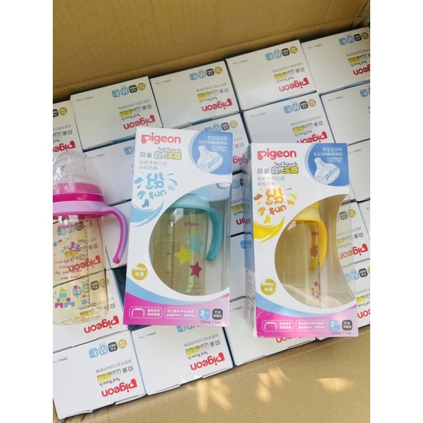 Bình Pigeon Nội địa - Nhựa PPSU 240ml