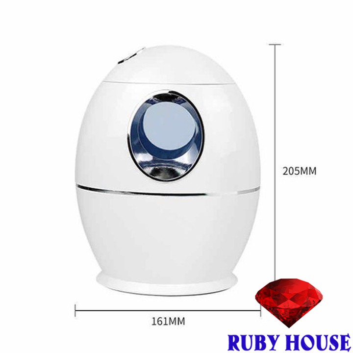 Máy phun sương tạo độ ẩm khuếch tán tinh dầu độ phun đèn led, nhỏ gọn tiện lợi-Ruby House