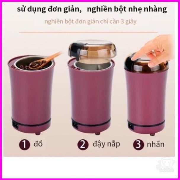 [XẢ KHO+FREE SHIP] [Free_Ship]⭐️ Máy xay tự động hạt khô mini chính hãng siêu tiện lợi