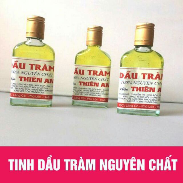 ( Rẻ nhất chai dẹp 100ml ) DẦU TRÀM THIÊN AN Nguyên chất .