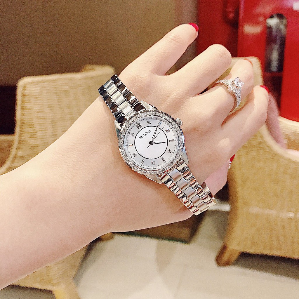 Đồng hồ nữ Bulova 96L217 xinh ơi là xinh