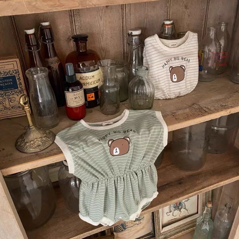 Bodysuit cho bé_Jump gấu dễ thương cho bé trai và bé gái _ Hàng QC