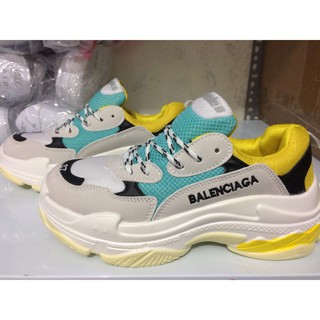 [ẢNH THẬT + TRỢ GIÁ FREESHIP] Giày Thể Thao Balen TripS Vàng Xanh Siêu Hot 2018 | Giày Thể Thao Nam Nữ 2018 (36-44)