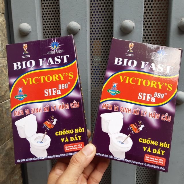 Bột men vi sinh chống hôi và đầy bồn cầu Sifa ( BIO FAST VICTORY’S SIFA 999) 300g