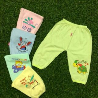Quần chục cotton giấy, cotton 2c cho bé