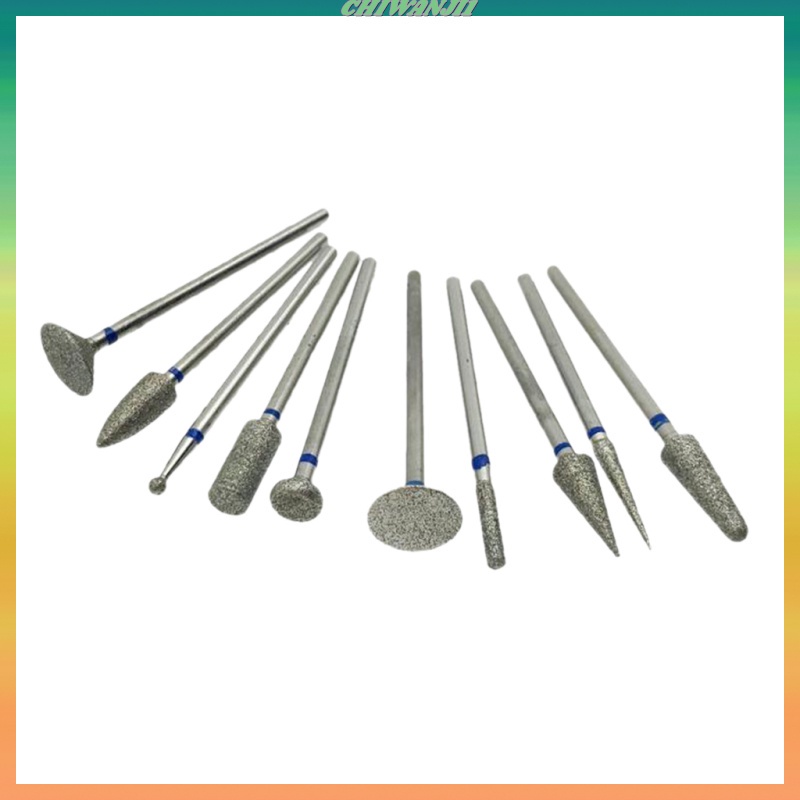 Set 10 mũi mài kim cương nha khoa 2.35mm chuyên dụng