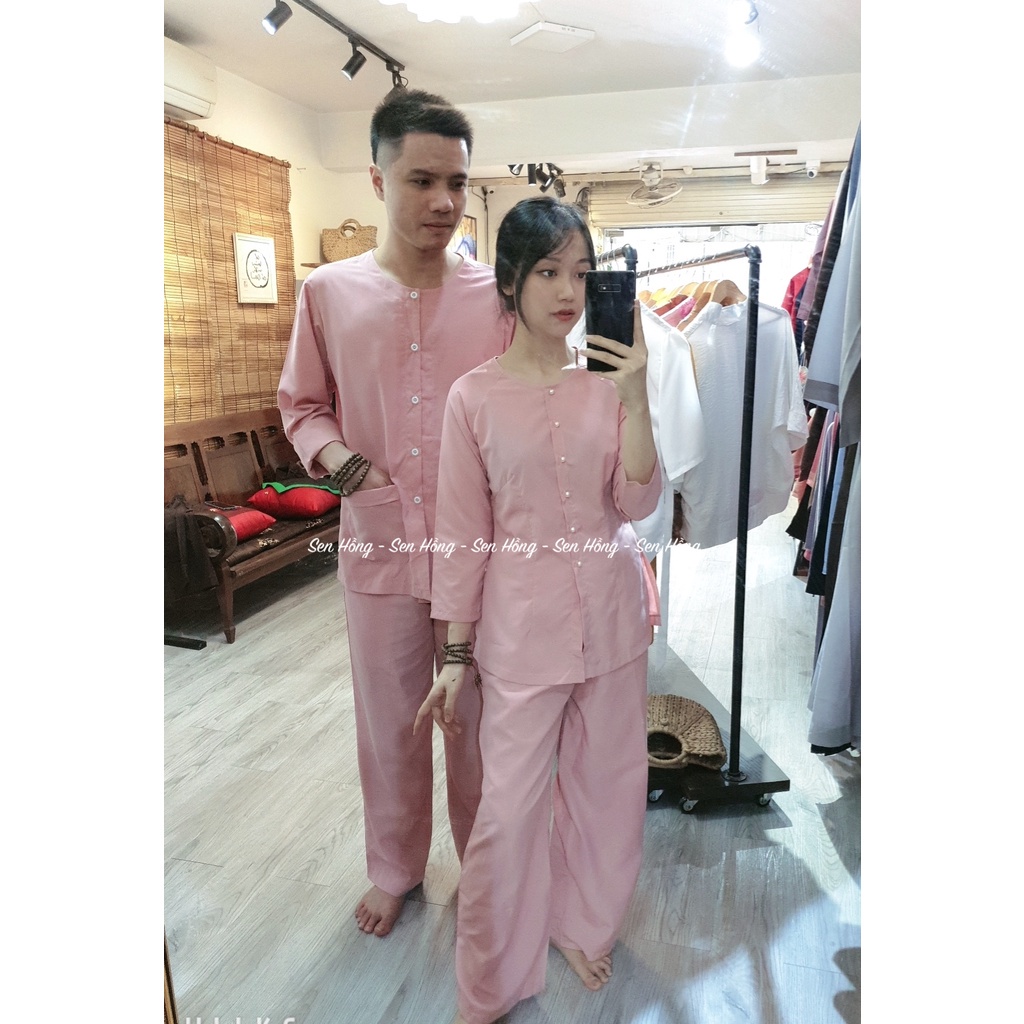 BÀ BA KATE NỮ 4 MÀU # đồ lam đi chùa đi chơi # bà ba truyền thống dáng trơn đính cúc ngọc B15
