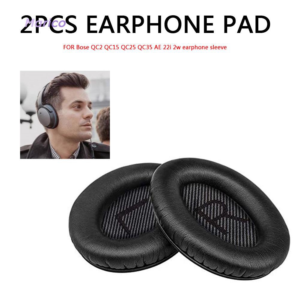 Set 2 Miếng Đệm Tai Nghe Bose Qc2 / Qc15 / Qc25 / Qc35 / Ae / 2 / 2i / 2w