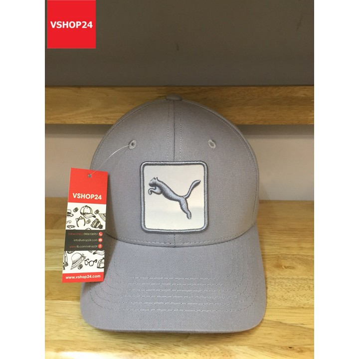 Mũ lưỡi trai thể thao ghi xám