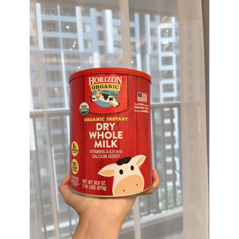 [Date 2023] Sữa tươi dạng bột Horizon Organic Dry Whole Milk 870g