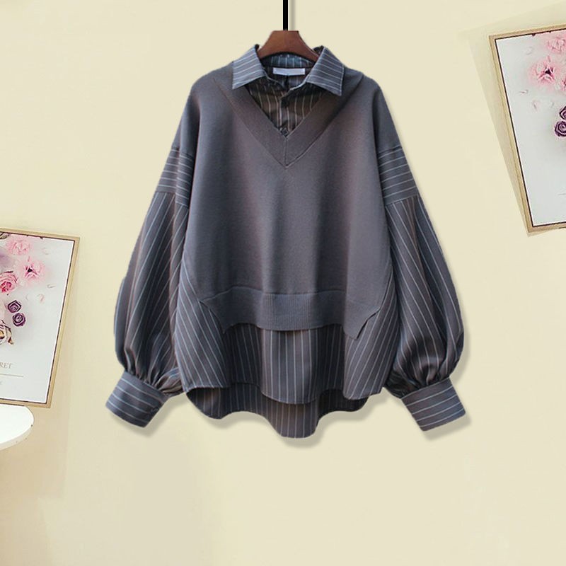 Set Áo Sơ Mi Phối Quần Yếm Thời Trang Cho Nữ | BigBuy360 - bigbuy360.vn