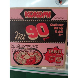 Thùng mì Kokomi 90 tôm chua cay thường ngày