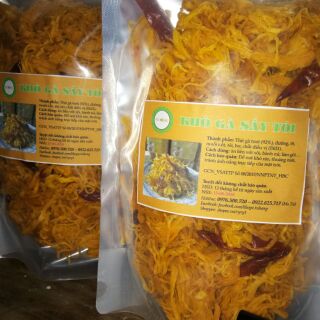 Combo 300g Khô gà sấy bơ tỏi + 1hu rong biển sấy tỏi