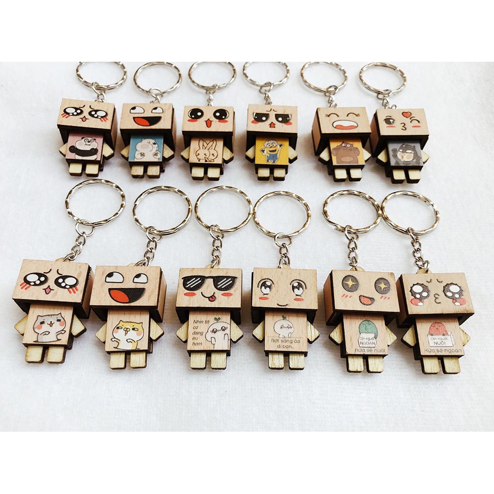 MÓC KHÓA GỖ DANBO XINH XẮN