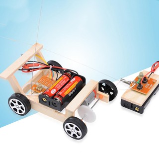 Kids Creative DIY Remote Control Vehicle Car Model Science Experiment Toys