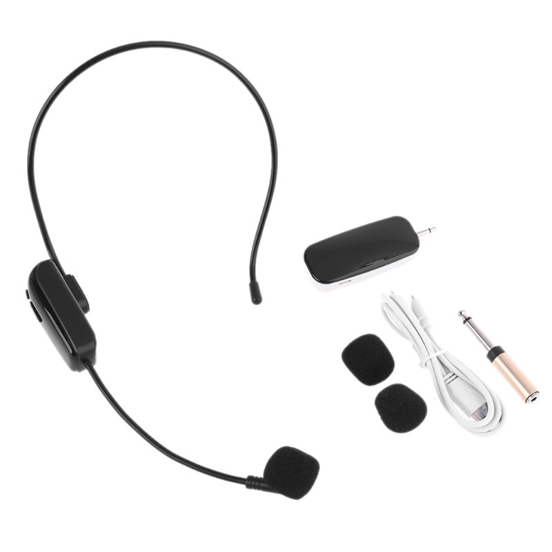 Micro Không Dây 2 Trong 1 Uhf Tiện Dụng Hỗ Trợ Giảng Dạy Và Phụ Kiện