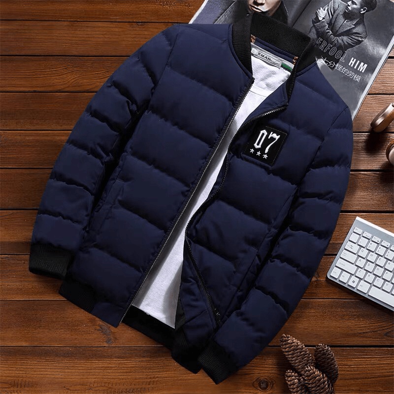 ÁO KHOÁC PHAO BOMBER 07 CHẰN BÔNG 3 LỚP ẤM ÁP MÙA ĐÔNG KME STORE