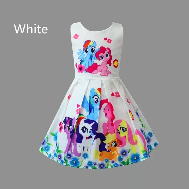 Đầm cho bé gái in họa tiết My Little Pony dễ thương