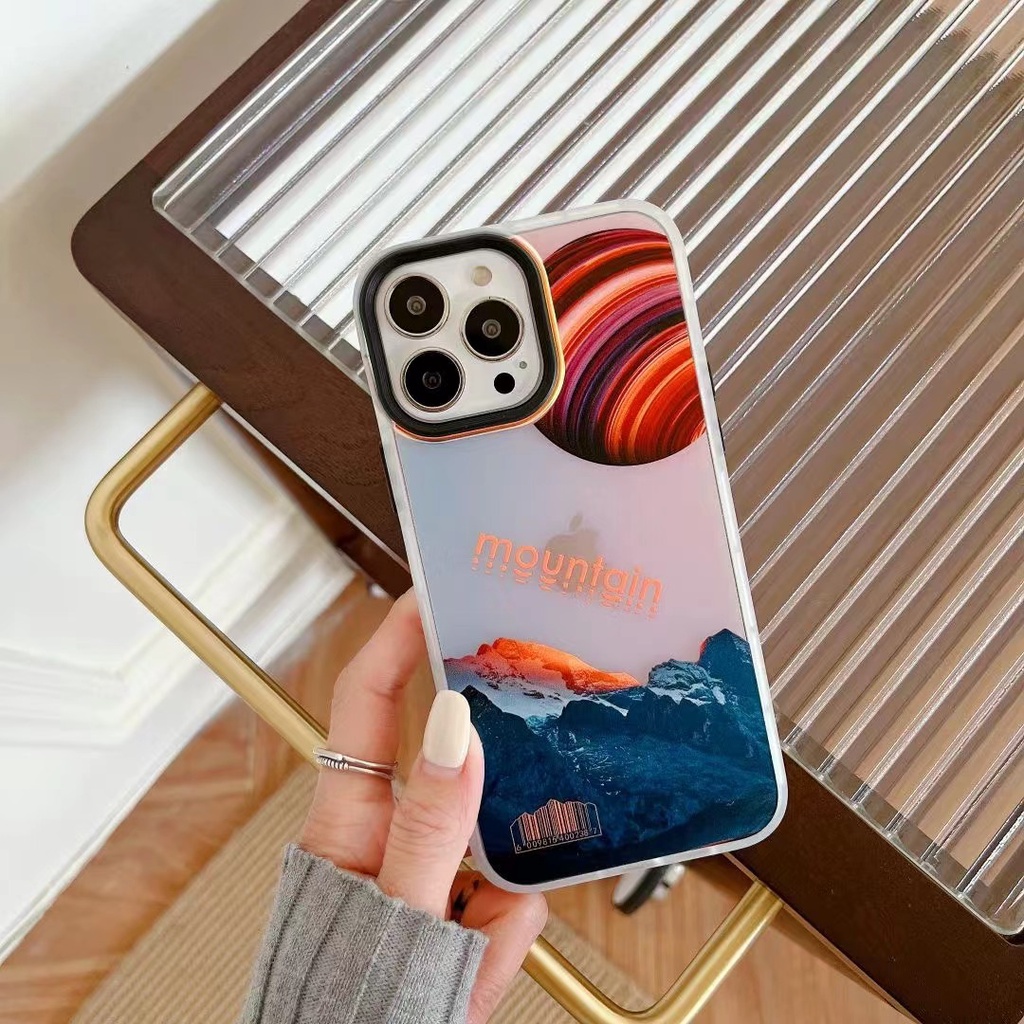 Ốp Điện Thoại In Hình Ngọn Núi Cho iphone 13 Pro Max i13 13pro 11ProMax i11 iX Xs XR Xs Max 7plus 8plus 12Pro 12 Pro Max