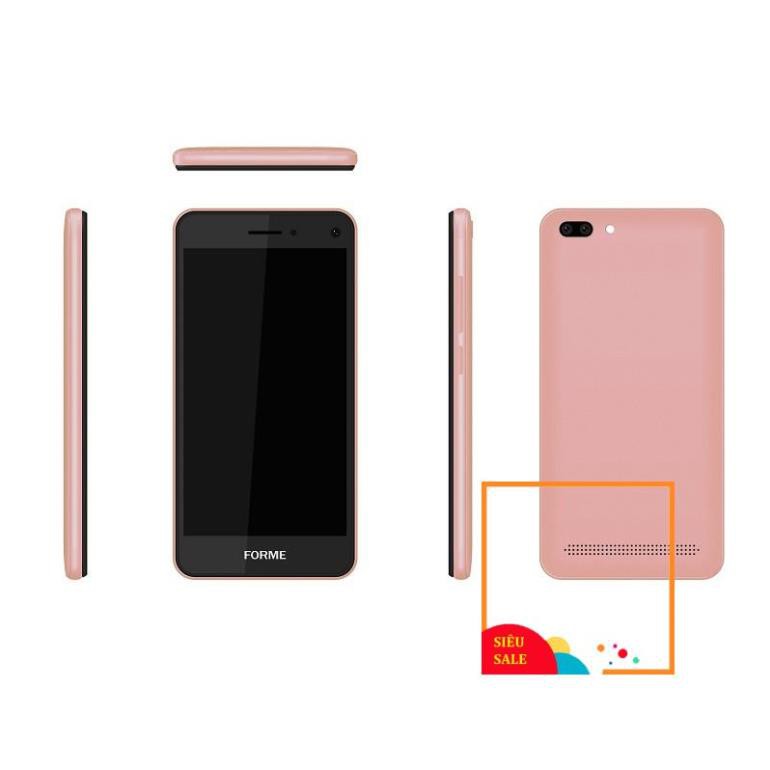 Điện thoại thông minh 2 sim 2 sóng Forme a77, cảm ứng 5 inch thông minh - phần mềm android 6.0 - pin 2200 mAh - mới 100%