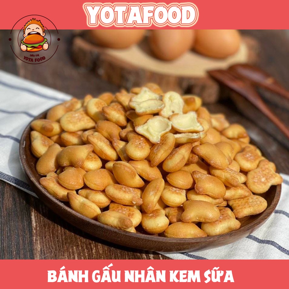 Bánh gấu nhân kem sữa ( Thơm ngon – béo ngậy ) | Yotafood