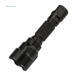 Green❤ Rechargeable 5000lm C8 Q5 18650 LED Flashlight High Brightness 5 Modes Torch