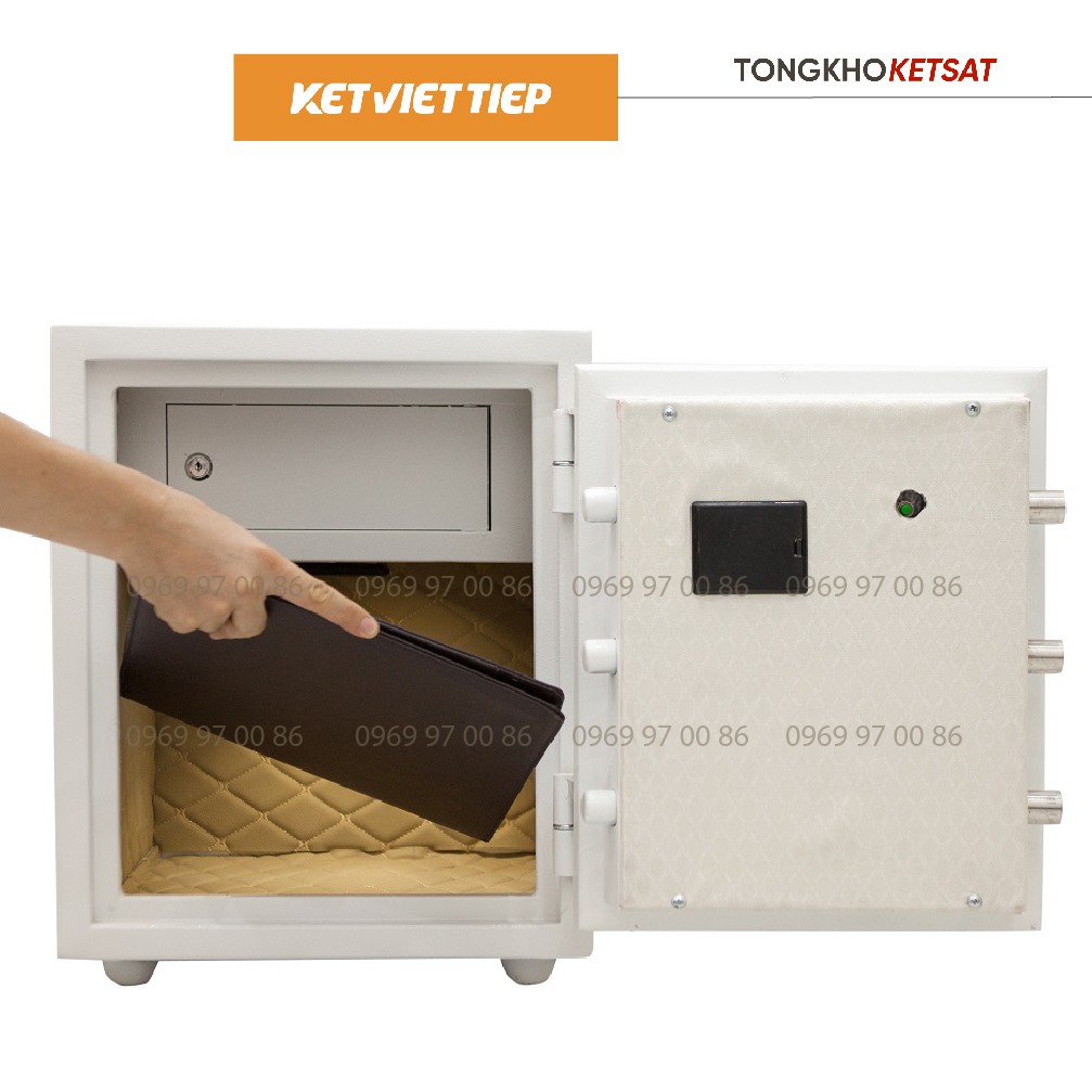 Két Sắt Việt Tiệp Vân Tay Thông Minh KVTSC66-VT Két Siêu Cường