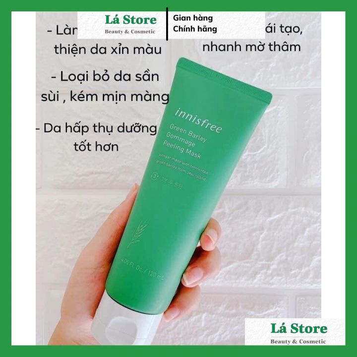 Tẩy da chết lúa mạch Innisfree Green Barley Gommage Peeling