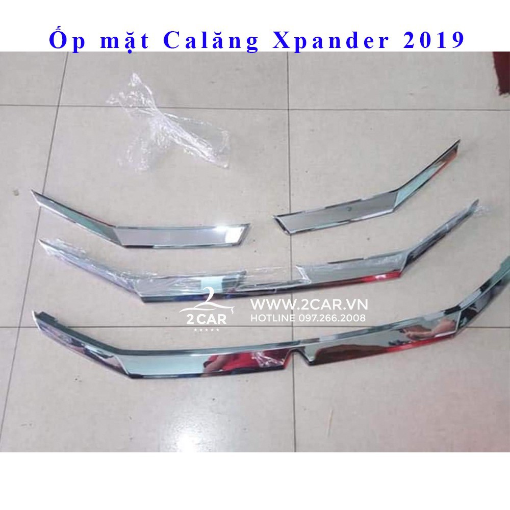 Ốp Mặt Ca Lăng độ, calang xe Xpander 2018- 2019 mạ crom cao cấp