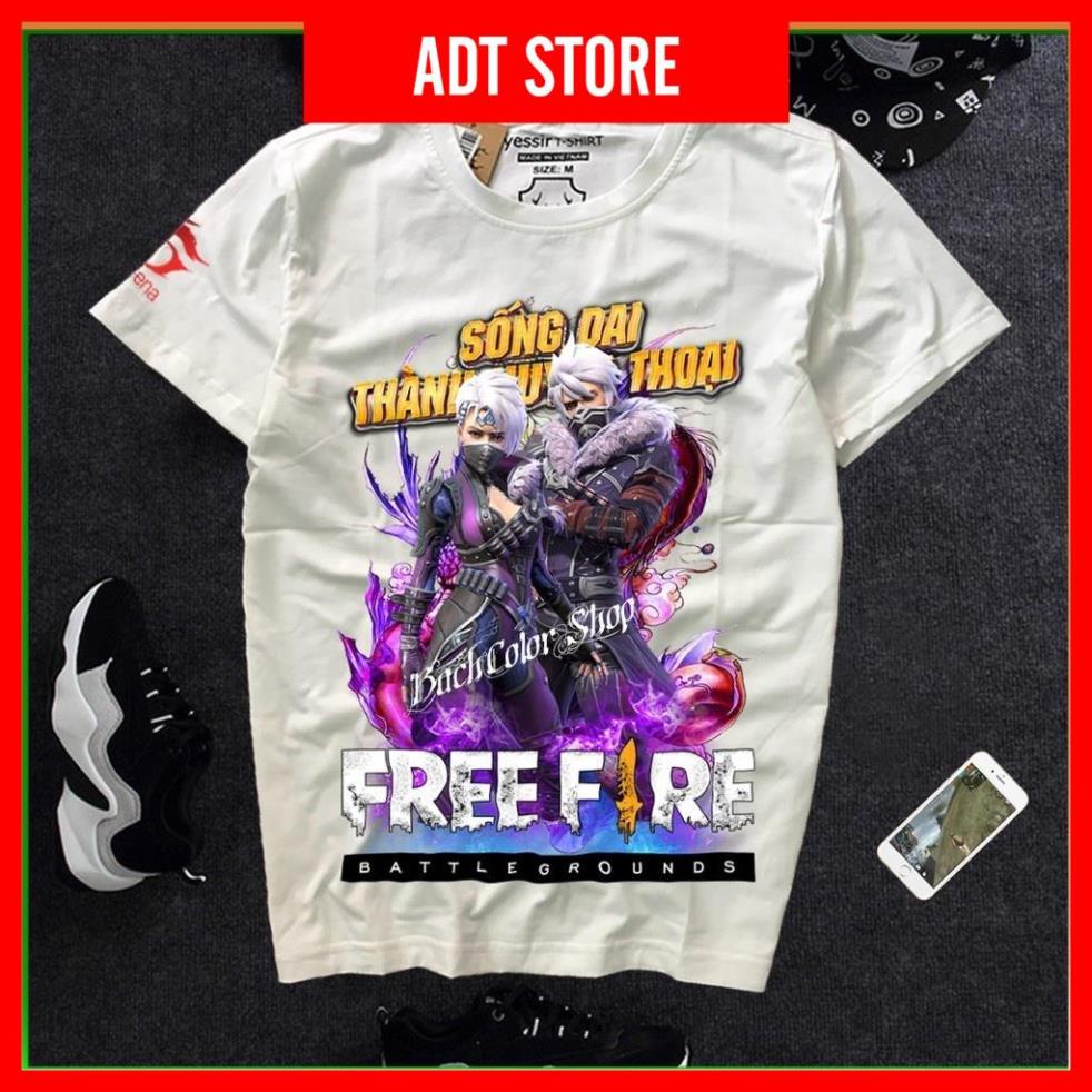 Áo Thun Free Fire - Áo FF Lãng Khách Tím