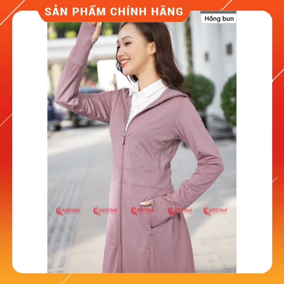Áo choàng chống nắng cao cấp CARDINA mẫu mới nhất 2022- Có lưới tản nhiệt hỗ trợ đổi size