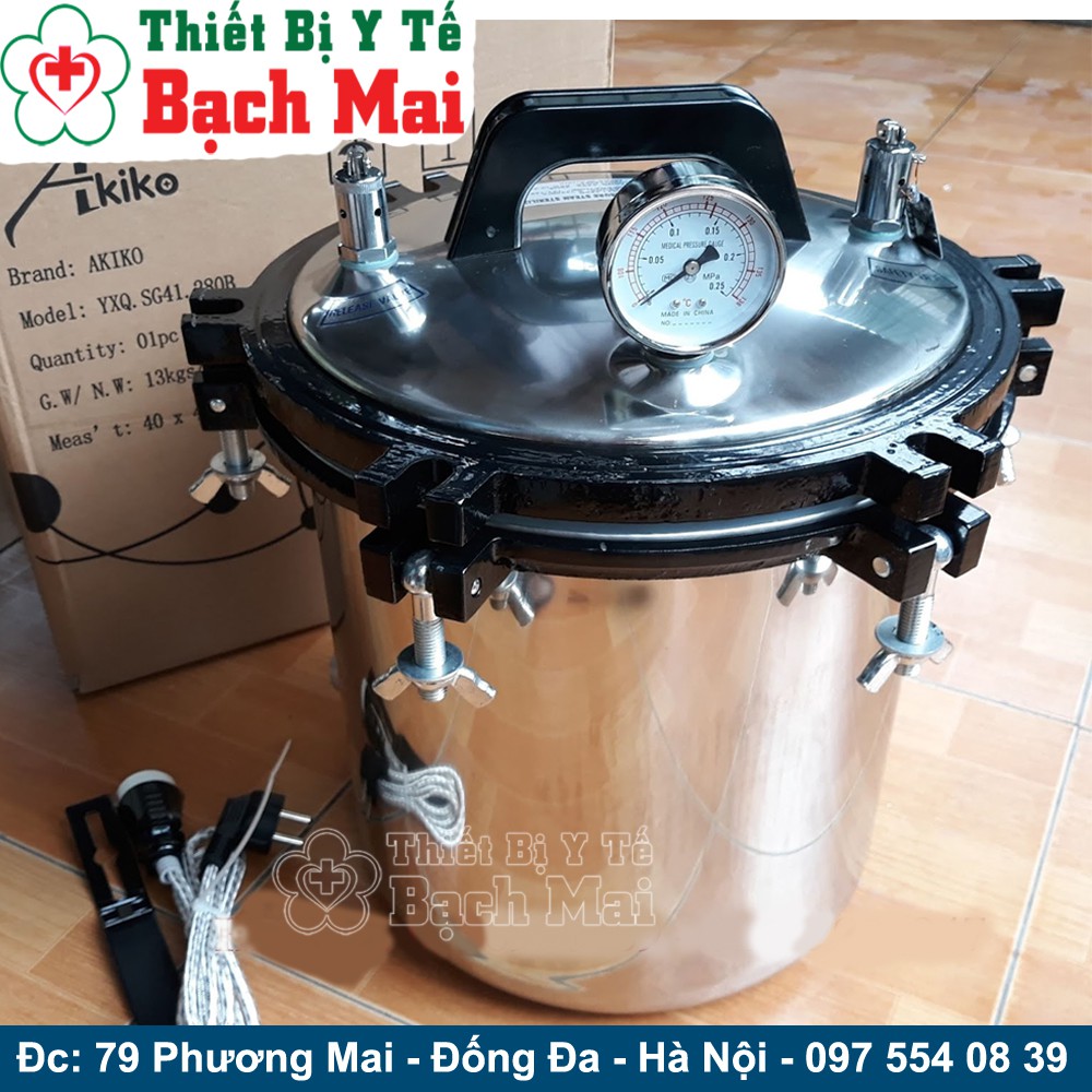 Nồi Hấp Tiệt Trùng Dụng Cụ Y Tế 18l Akiko