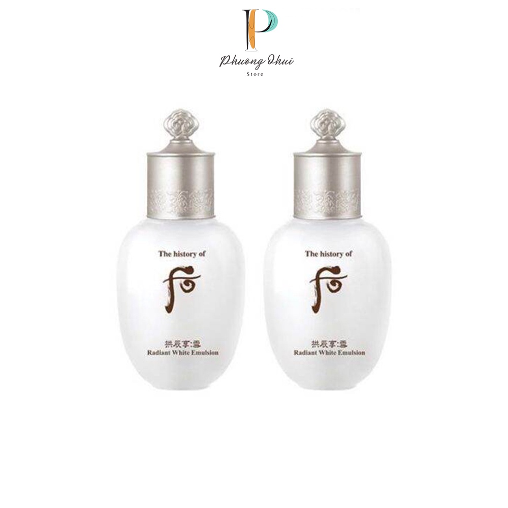 Sữa Dưỡng Trắng Da Whoo Gongjinhyang Seol Radiant White Emulsion 20ml Cân Bằng Độ Ẩm, Làm Sáng Da