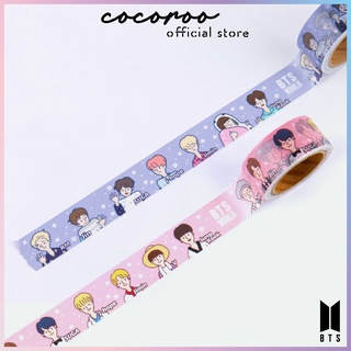 [COCOROO] BTS Masking tape / băng keo giấy / BTS WORLD / ARMY / decor sách & nhật ký / chính hãng