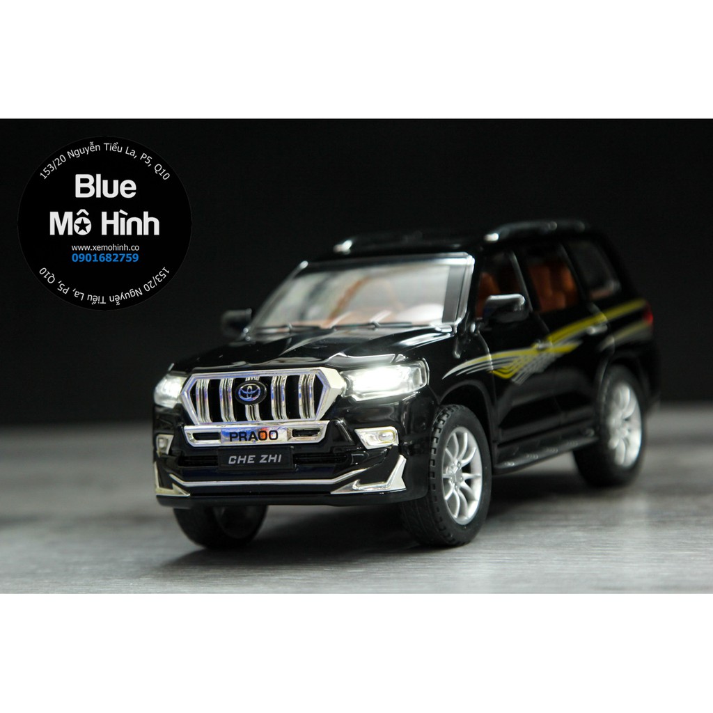 Blue mô hình | Xe mô hình Toyota Prado SUV mở hết cửa tuyệt đẹp 1:24