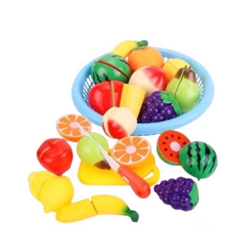 Rổ Đồ Chơi Cắt Trái Cây Cho Bé