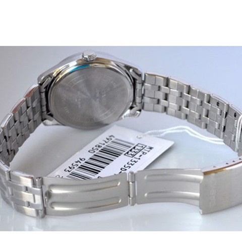 Đồng Hồ Nam Casio MTP-1335D-1AVDF Dây kim loại Mạ Bạc - Mặt 3 kim nền đen
