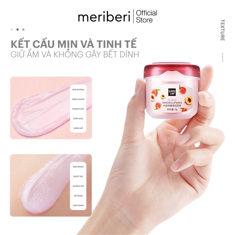 Sáp Dưỡng Hồng Môi Senana hương trái cây dưỡng dưỡng ẩm sâu 7g
