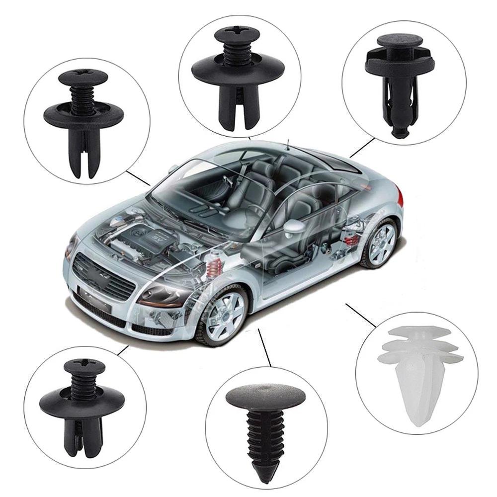 Đinh Tán Bằng Nhựa Phụ Kiện Cao Cấp Cho Ô Tô REBUY1