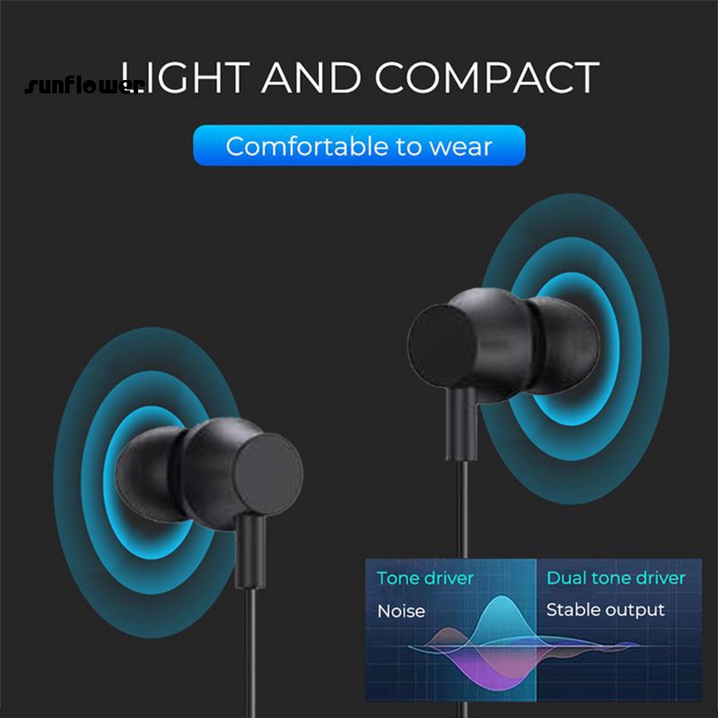 Tai nghe có dây LENOVO hiệu ứng âm thanh nổi phong cách thể thao